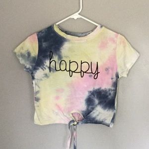 The dye crop top